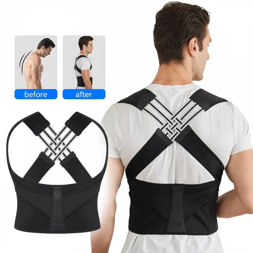 Posture Corrector Back Brace Adjustable Support Design - Image 5