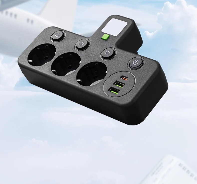 Power Strip Ports Surge Protection & Control Switch - Image 7