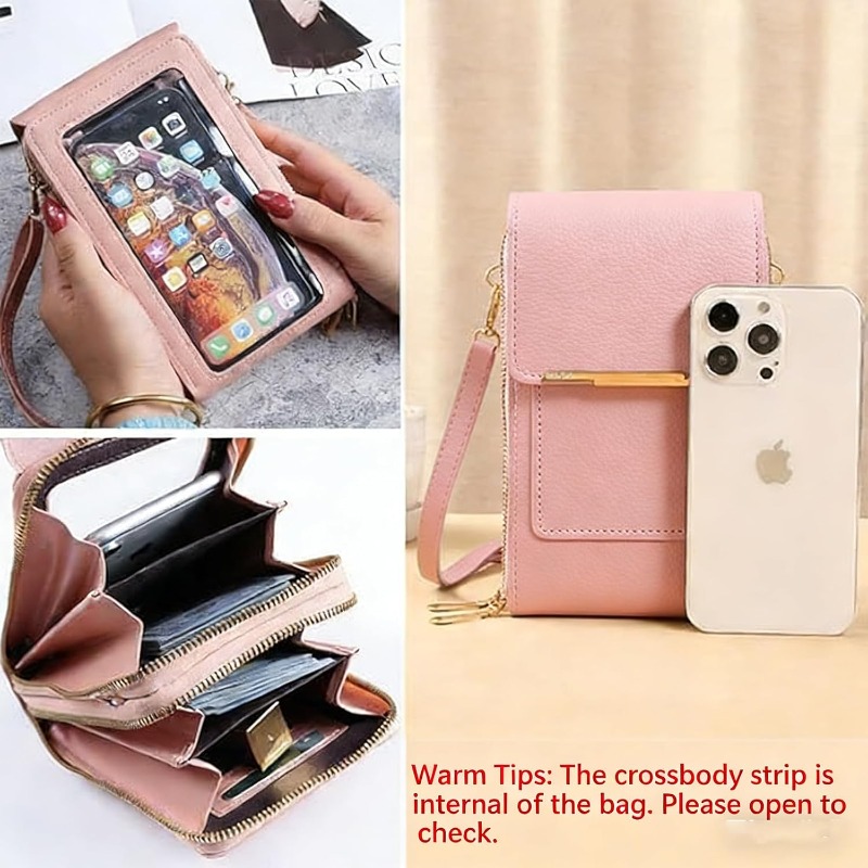 RFID Anti-Theft Phone Wallet Crossbody Bag Secure Travel - Image 21