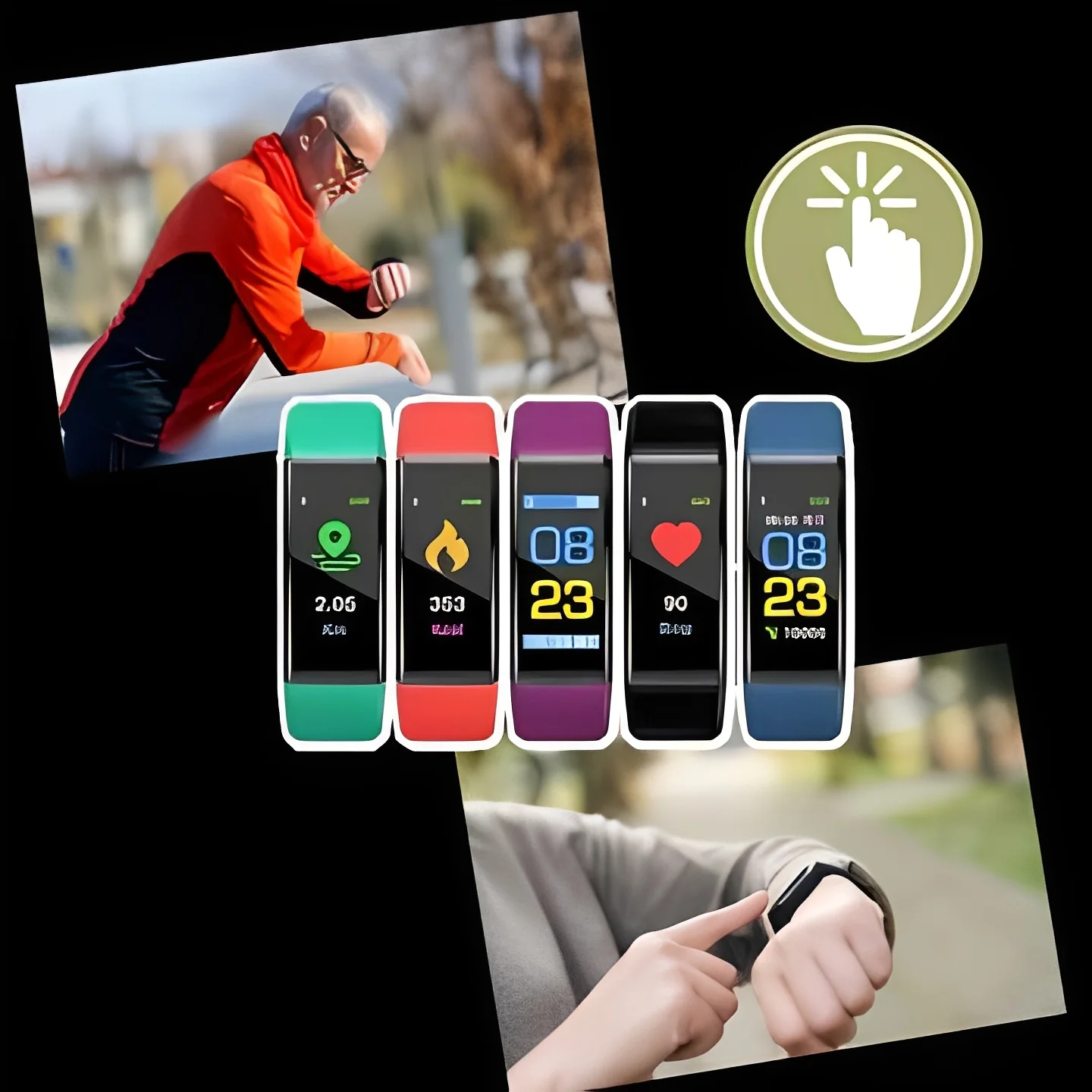 Smartwatch Seniors GPS Tracker and Health Monitoring Features - Image 7