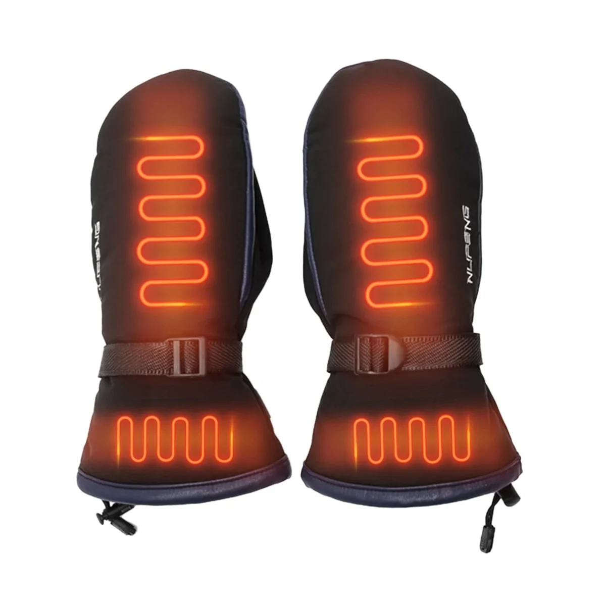 USB Heated Gloves Skiing Waterproof Design Double-Sided Heating - Image 1