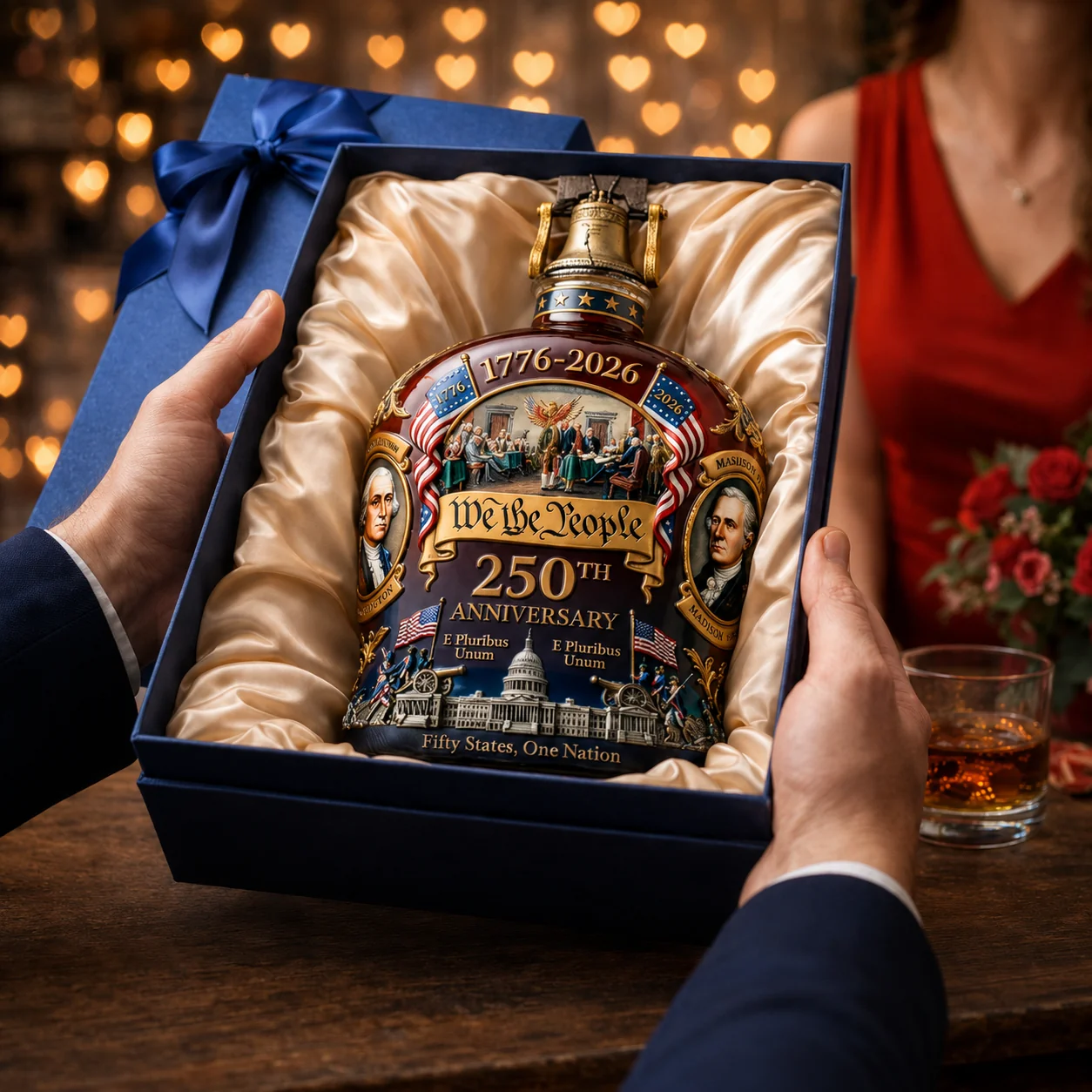 Whiskey Decanter Vintage Design Anniversary Edition - Image 3