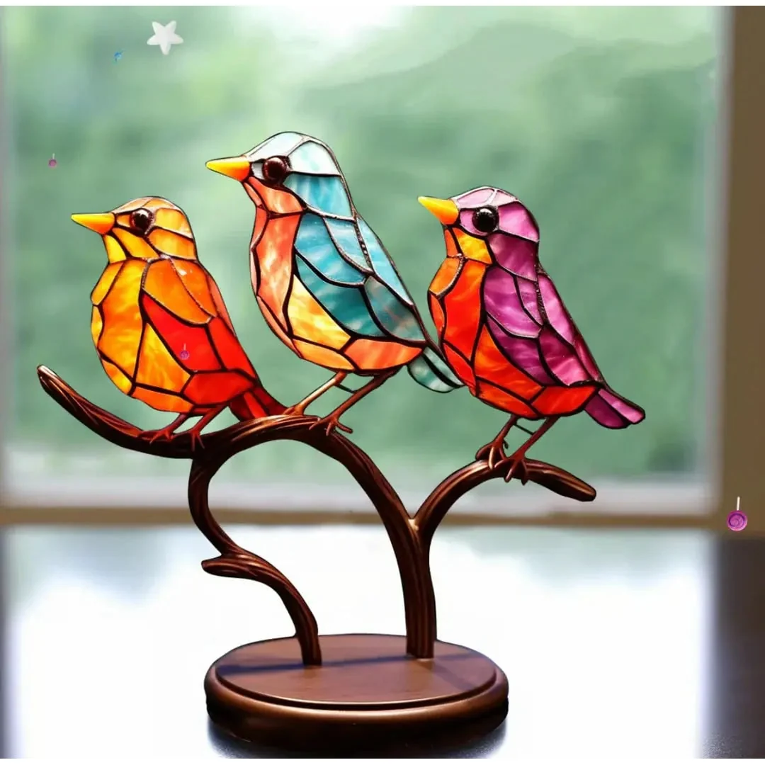 Window Suncatcher Stained Glass Hanging Decoration - Image 2